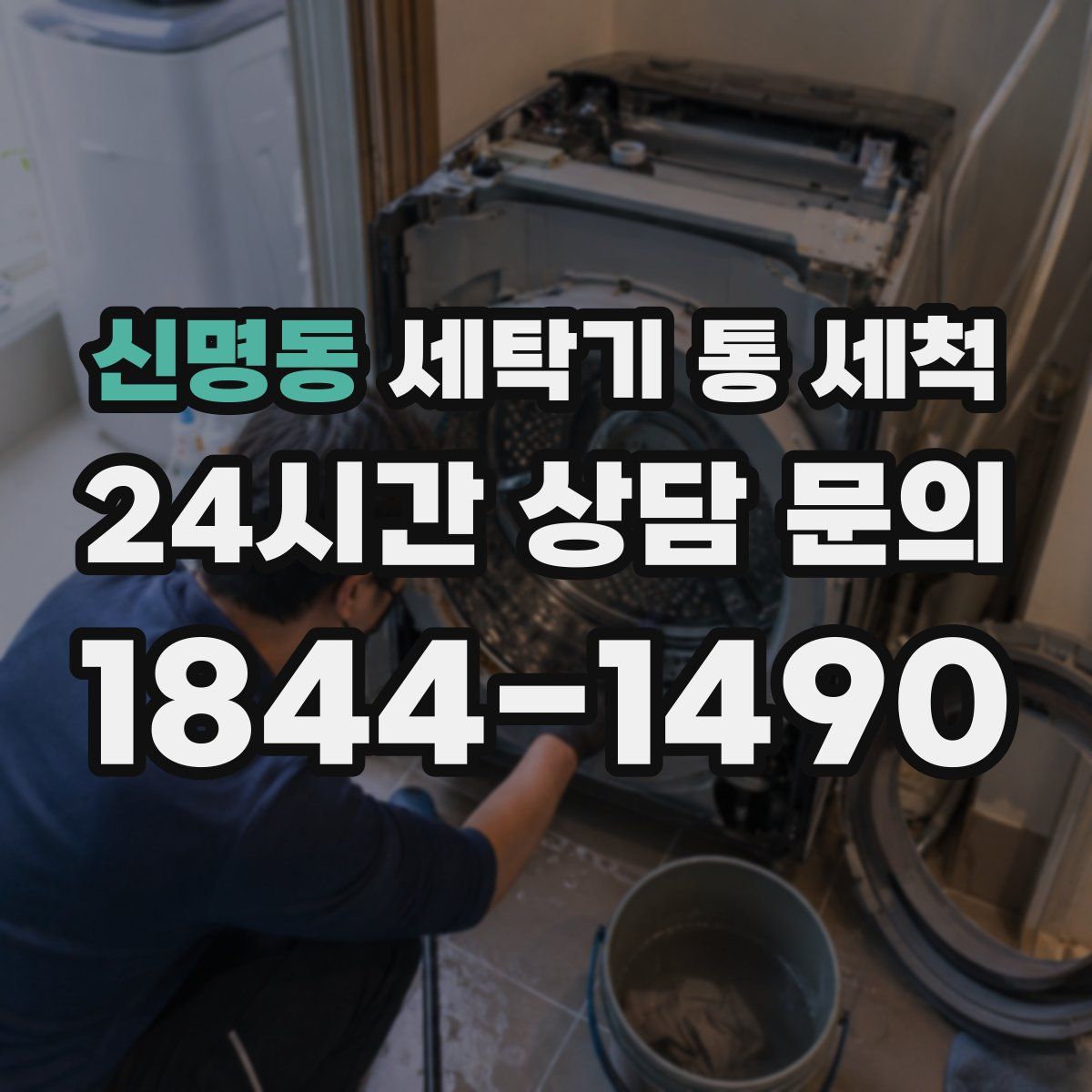 신명동 세탁기 통 세척