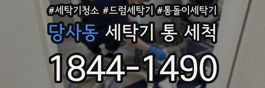 당사동 세탁기 통 세척