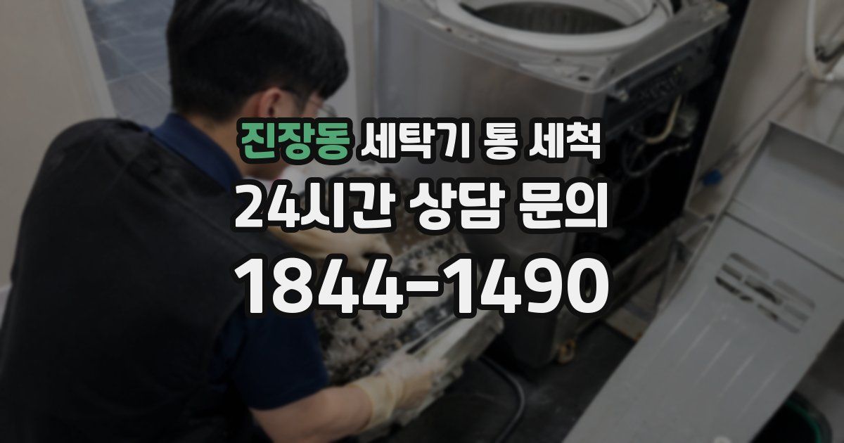 진장동 세탁기 통 세척