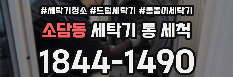 소담동 세탁기 통 세척
