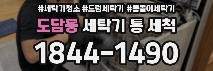도담동 세탁기 통 세척