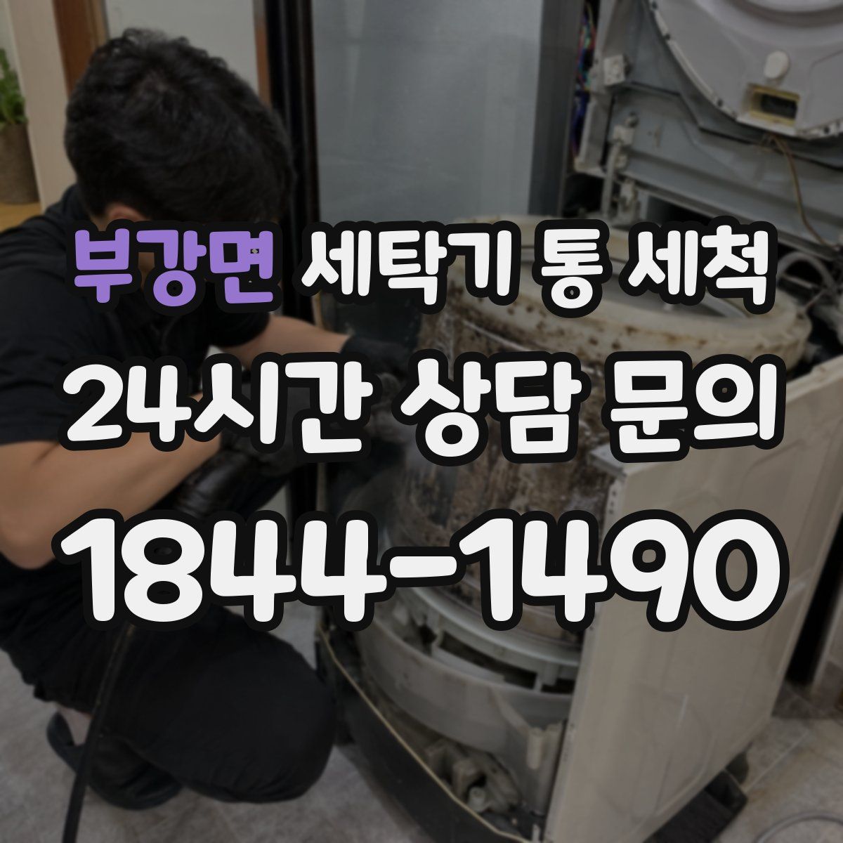 부강면 세탁기 통 세척