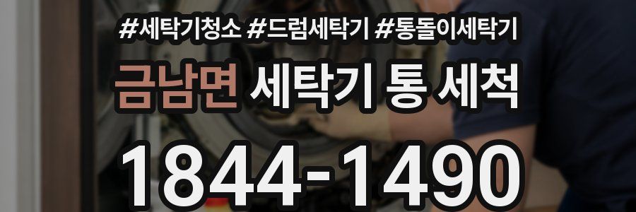 금남면 세탁기 통 세척
