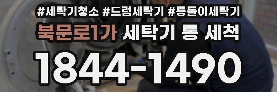 북문로1가 세탁기 통 세척