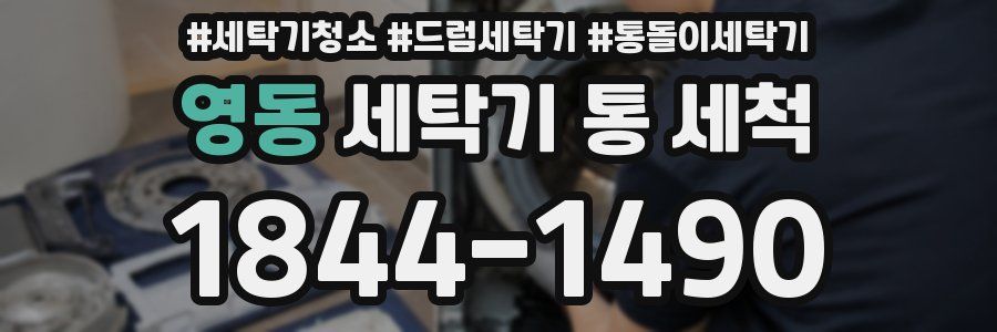 영동 세탁기 통 세척