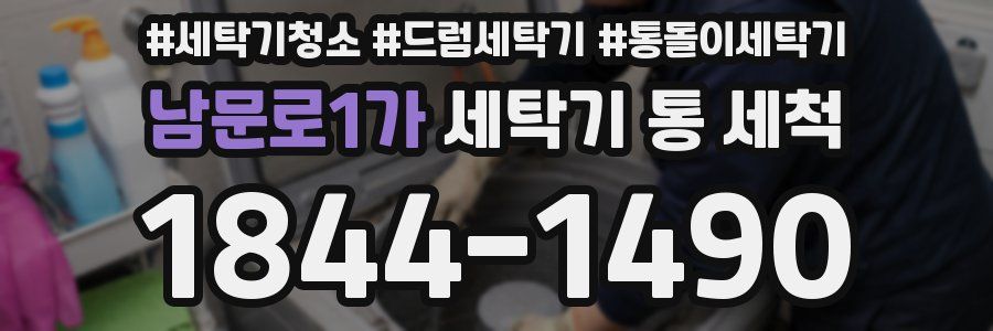 남문로1가 세탁기 통 세척