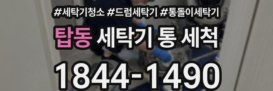 탑동 세탁기 통 세척