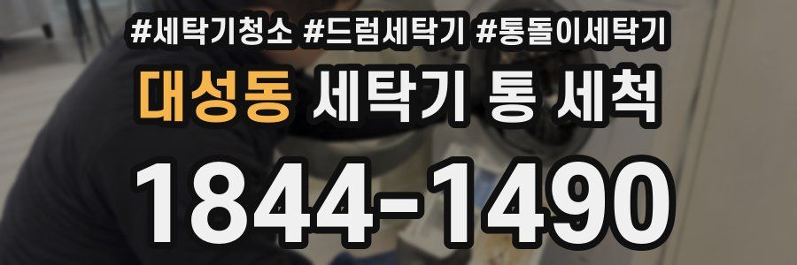 대성동 세탁기 통 세척