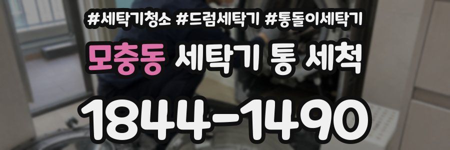 모충동 세탁기 통 세척