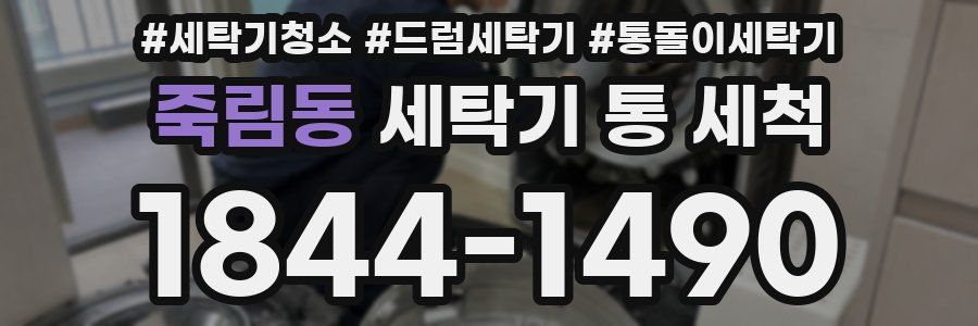 죽림동 세탁기 통 세척