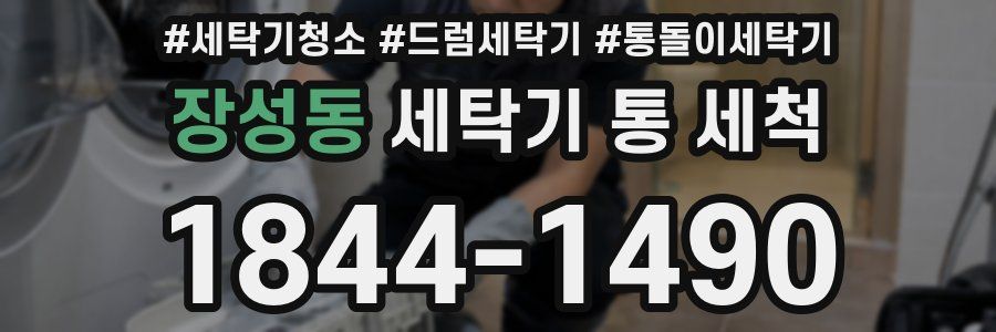 장성동 세탁기 통 세척