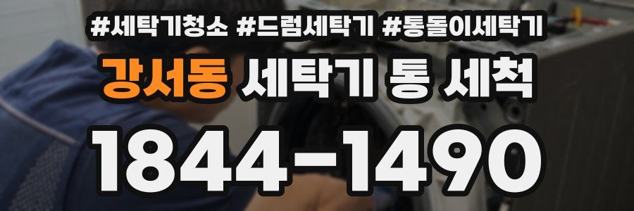 강서동 세탁기 통 세척