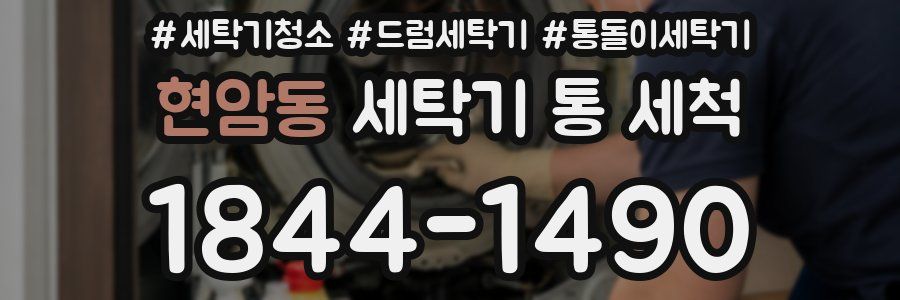 현암동 세탁기 통 세척