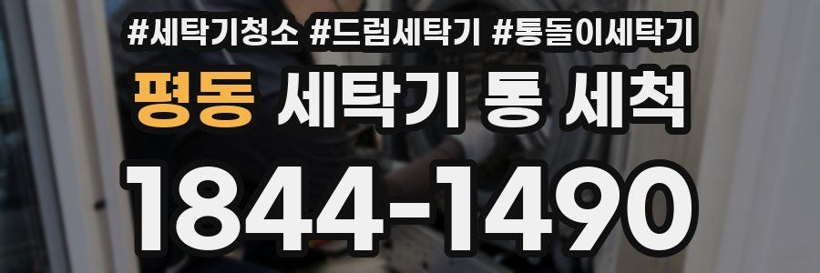 평동 세탁기 통 세척