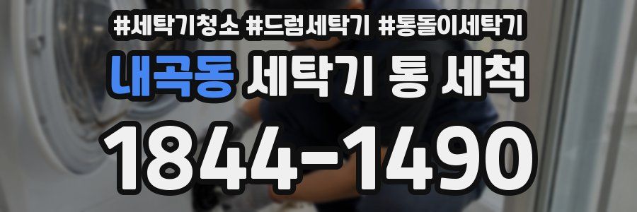 내곡동 세탁기 통 세척