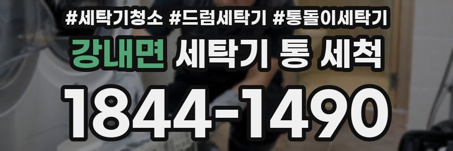 강내면 세탁기 통 세척