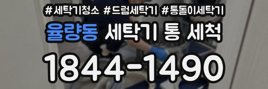 율량동 세탁기 통 세척