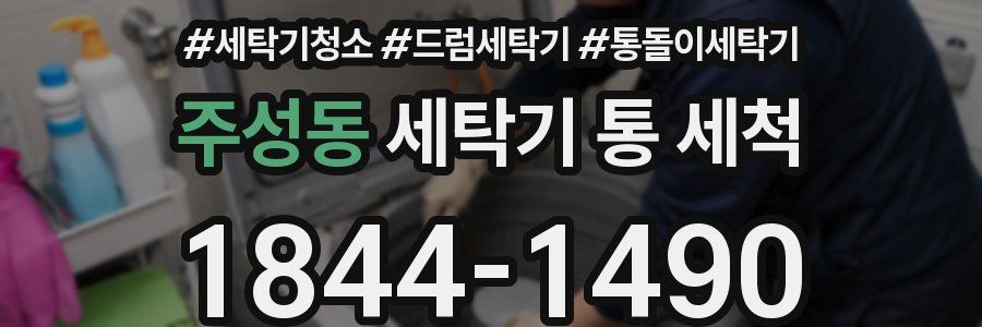 주성동 세탁기 통 세척
