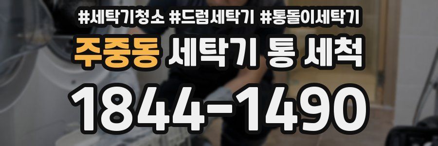 주중동 세탁기 통 세척