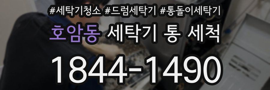 호암동 세탁기 통 세척