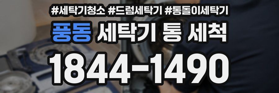 풍동 세탁기 통 세척
