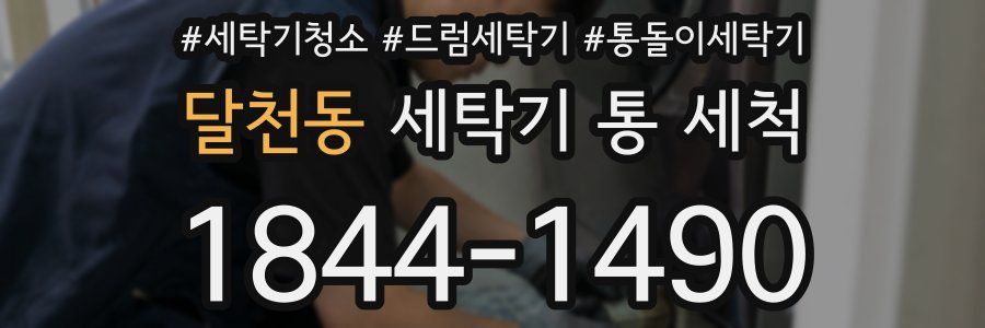 달천동 세탁기 통 세척