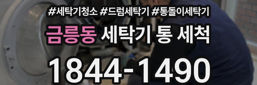 금릉동 세탁기 통 세척