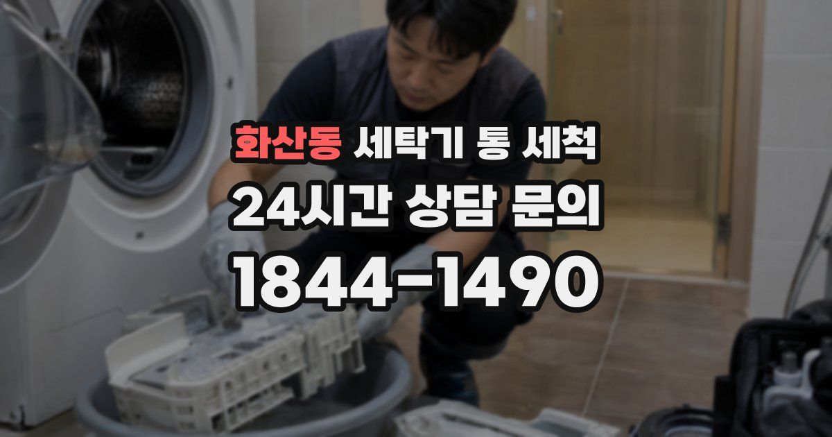 화산동 세탁기 통 세척
