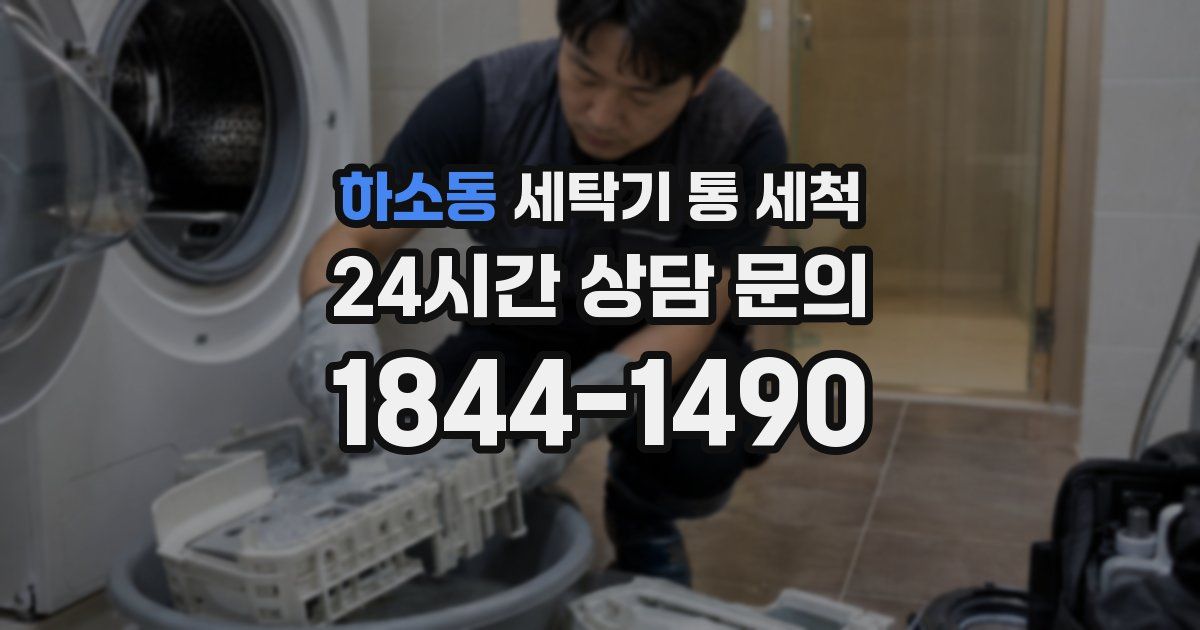 하소동 세탁기 통 세척