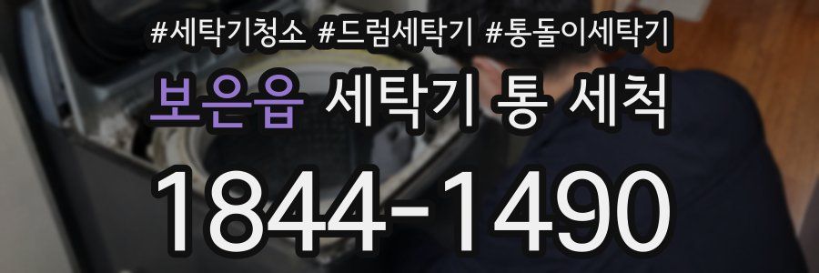 보은읍 세탁기 통 세척