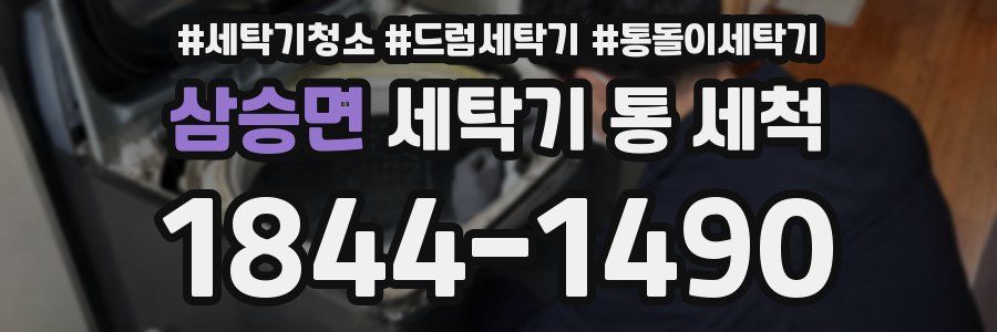 삼승면 세탁기 통 세척