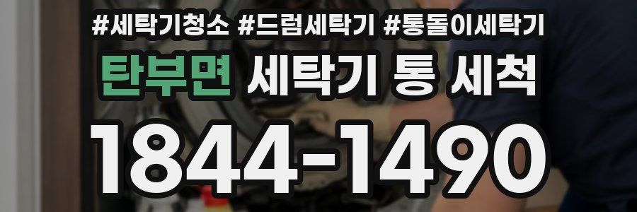 탄부면 세탁기 통 세척