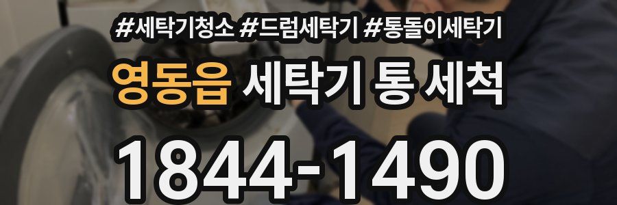 영동읍 세탁기 통 세척