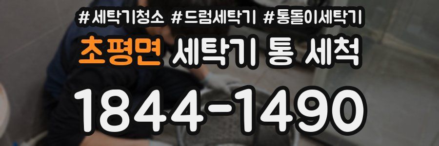 초평면 세탁기 통 세척