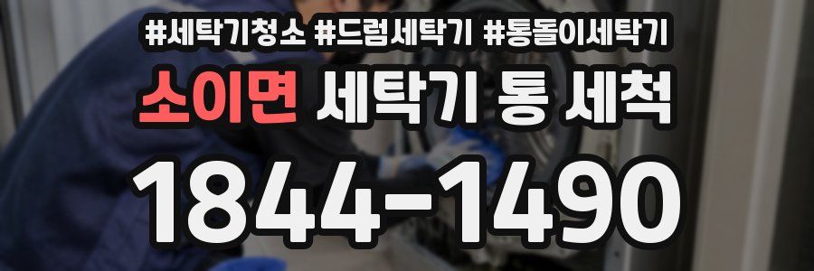 소이면 세탁기 통 세척