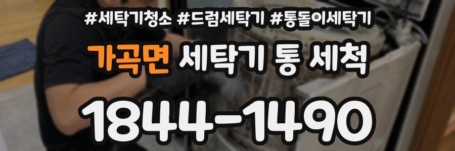 가곡면 세탁기 통 세척
