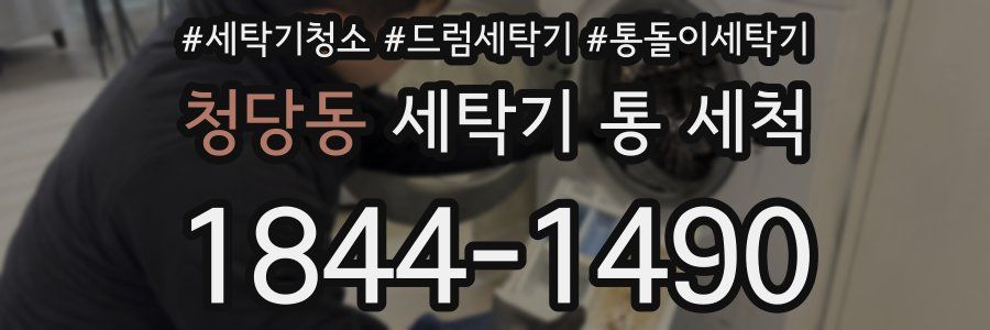 청당동 세탁기 통 세척