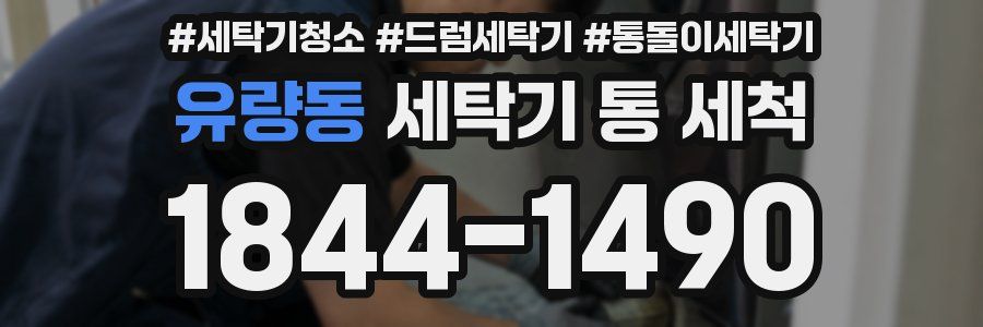 유량동 세탁기 통 세척