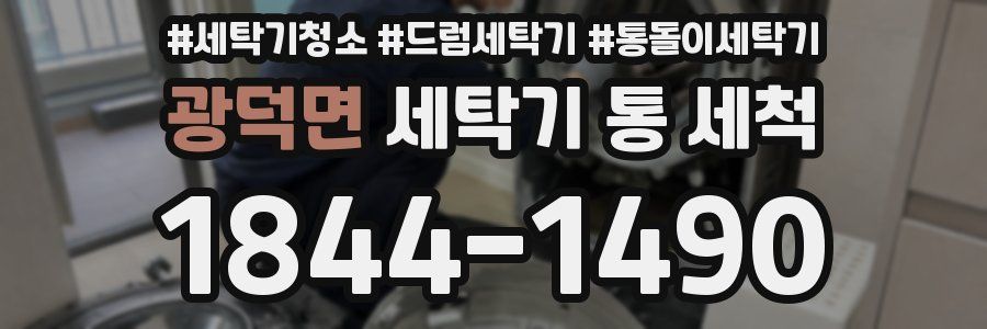 광덕면 세탁기 통 세척