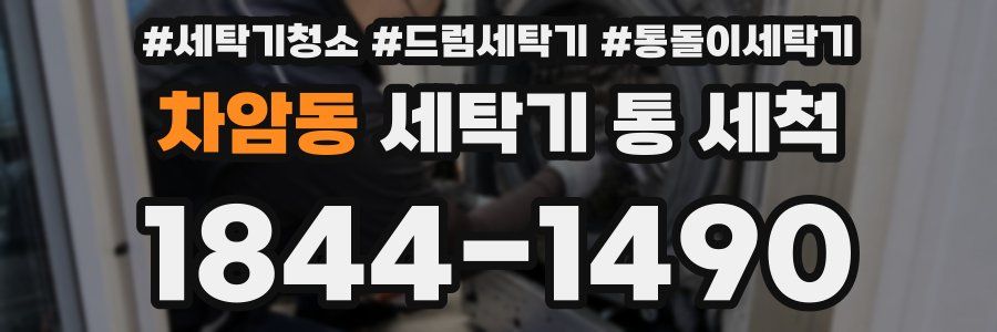 차암동 세탁기 통 세척