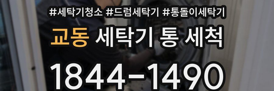 교동 세탁기 통 세척