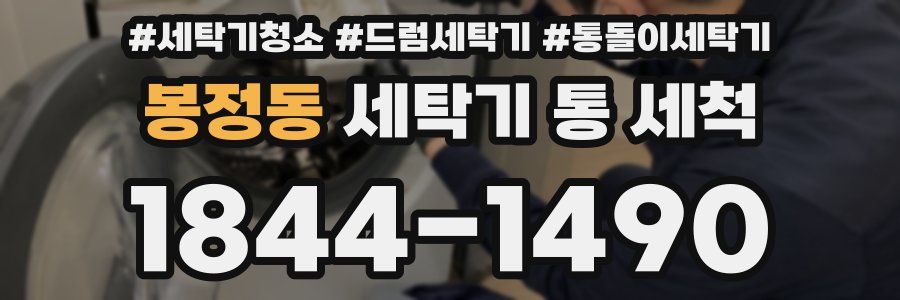 봉정동 세탁기 통 세척