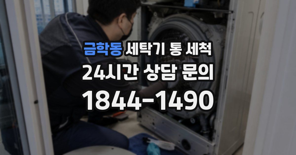 금학동 세탁기 통 세척