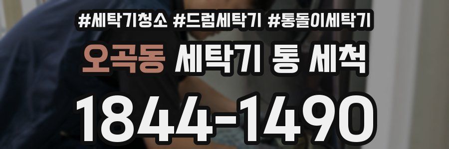 오곡동 세탁기 통 세척