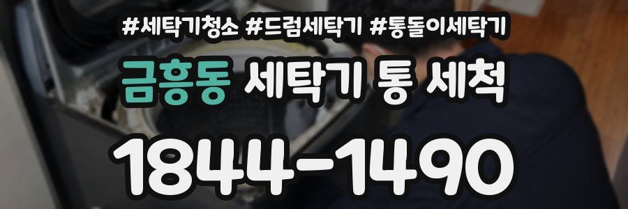 금흥동 세탁기 통 세척