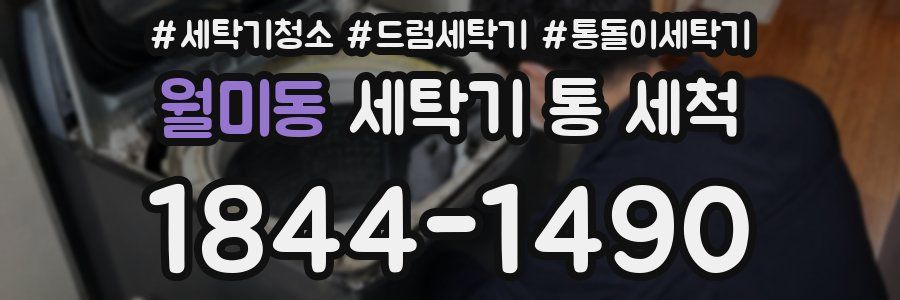 월미동 세탁기 통 세척