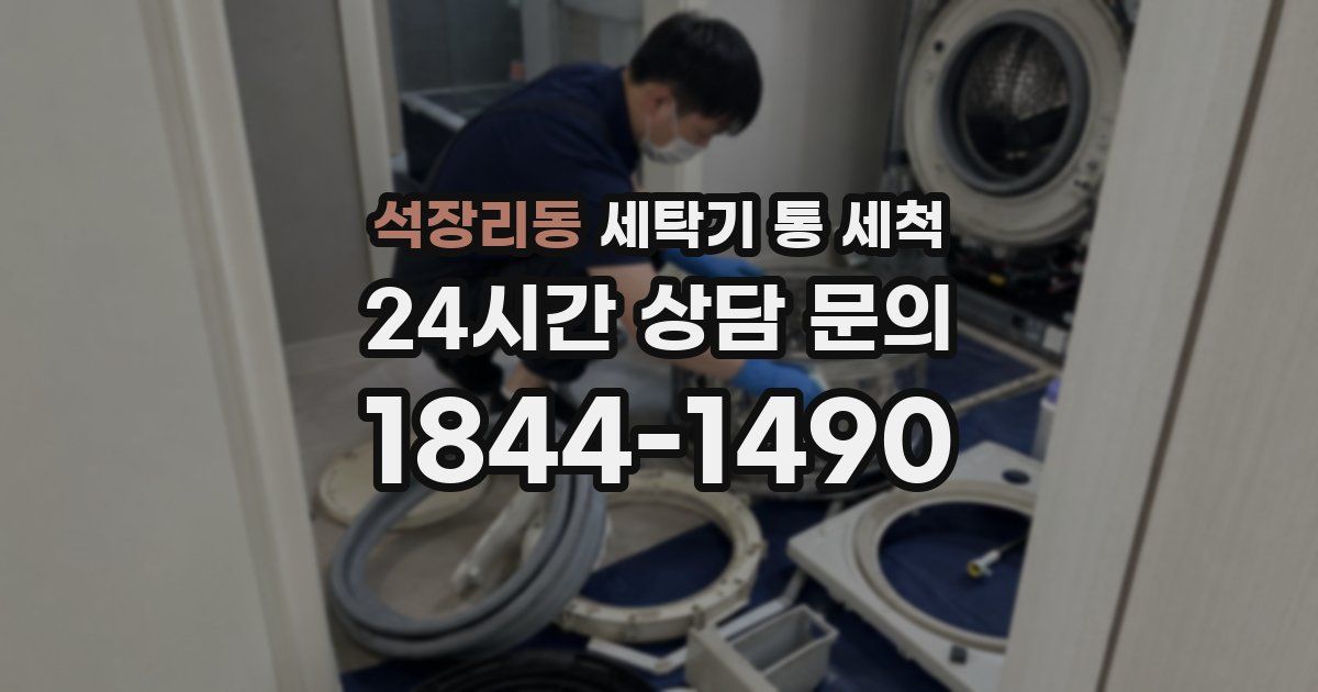 석장리동 세탁기 통 세척