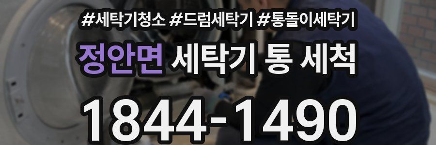 정안면 세탁기 통 세척