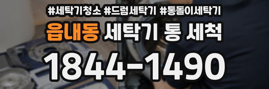 읍내동 세탁기 통 세척