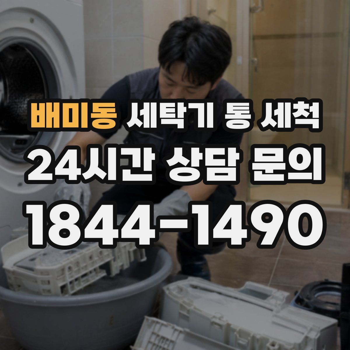 배미동 세탁기 통 세척